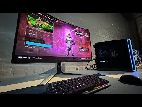 This 4K QD-OLED Alienware Monitor is a Real Curveball