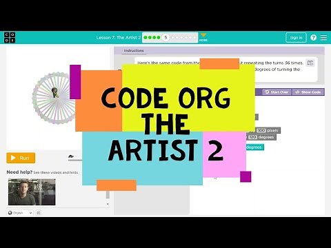 Code.org Lesson 7 The Artist 2 - Code Org Accelerated Course The Artist 2 - Code.org Lesson 7