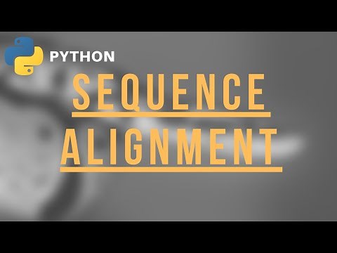 Sequence Alignment | Needleman Wunsch in Python