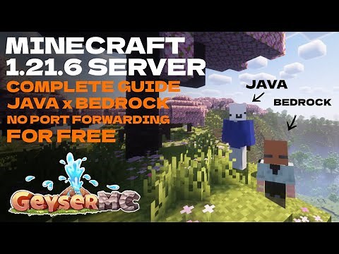 How to Make a Free Java & Bedrock Minecraft Server for 1.21.11+ | No Port Forwarding!