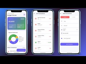 Budget Planner App in Flutter with SQLite | Finance App