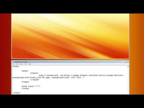 How to Add Background Image in HTML / How to change background image in CSS (2025)