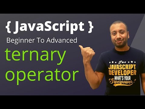 javascript bangla tutorial 23 : ternary operator