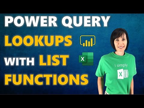 VLOOKUP in Power Query Using List Functions