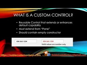 JavaFX Tutorial - Building a Custom Control Part 1