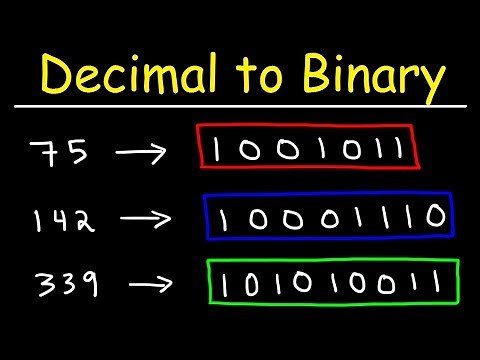 How to Convert from Decimal to Binary