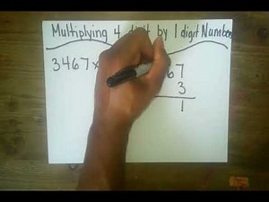Multiplying Multi-Digit by Single Digit Numbers using Standard Algorithm