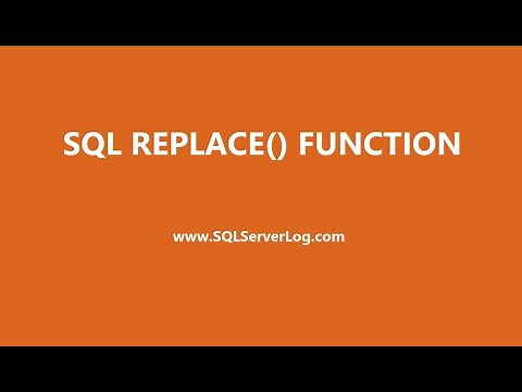 SQL REPLACE() Function
