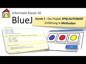 Informatik Klasse 10 - Java mit BlueJ Stunde 2 - eine eigene Methode