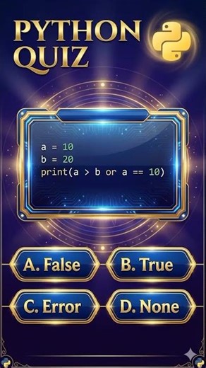 Python Quiz for Beginners | Test Your Python Knowledge in 10 Minutes #python #quiz