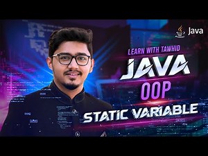 L21 | Java OOP | Java Static Variables: Static vs Instance Variable Real-Life Example