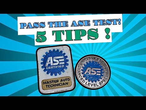 How to Pass the ASE Mechanic Certification test 5 TIPS !