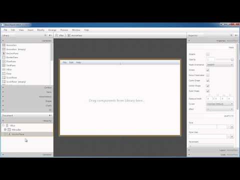 JavaFX Java GUI Tutorial - 34 - Scene Builder