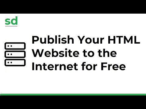 How to Publish your HTML Website for Free