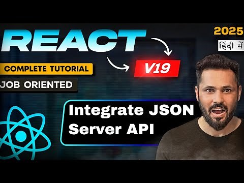 React 19 Tutorial #58 Integrate JSON Server API and Loader