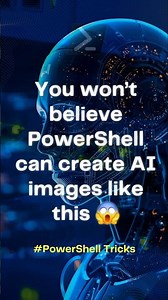 You won’t believe PowerShell can create AI images like this 😱 | PowerShell + AI Magic