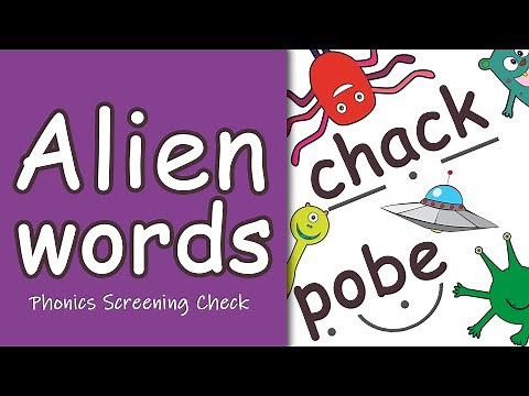 Alien Words | Phonics Screening Check Practise