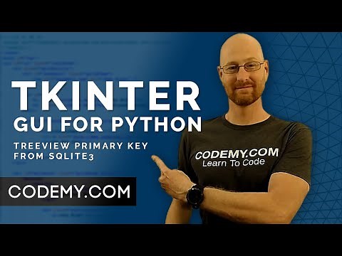 Treeview Primary Key With SQLite3 - Python Tkinter GUI Tutorial #175