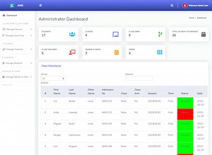Student Attendance Management System in PHP MySQL with Source Code - CodeAstro