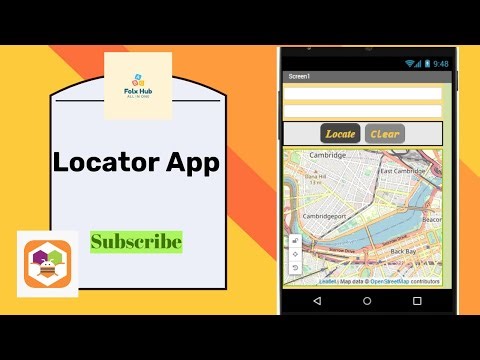 Locator App on MIT App Inventor and Map component