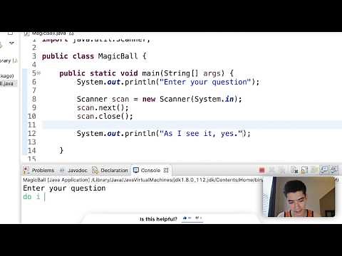Java Program For Beginners - Magic 8 Ball #18