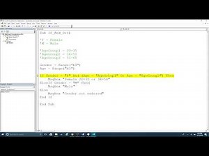VBA: IF, AND, OR statements