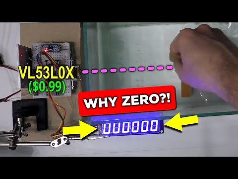 10 experiments with VL53L0X ($1 laser-ranging module for Arduino)