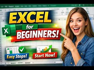 Excel Tutorial for Beginners 🔥 | Get Started with Excel (Step-by-Step Guide)