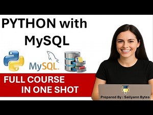 Python with MySQL – Complete Guide for Beginners | CRUD, DDL, DML, TCL & More