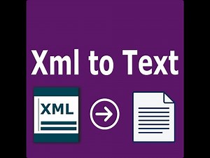 Xml to Text