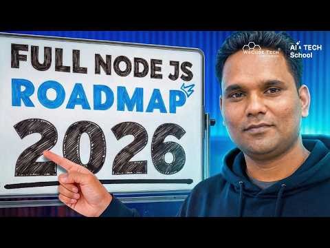 Complete Node.js Backend Developer Roadmap 2026 | Zero to Pro