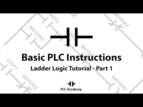 Ladder Logic Programming Tutorial For Beginners | Part 1: Basic PLC Instructions | PLC Academy