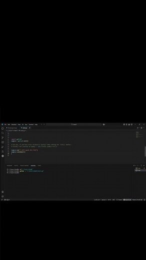 How to use pyttsx3 in Python"...#python #pythonforbeginners #pythonprogramming #viralshort