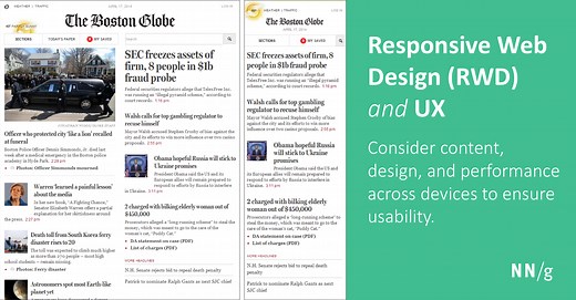 Responsive Web Design (RWD) and User Experience