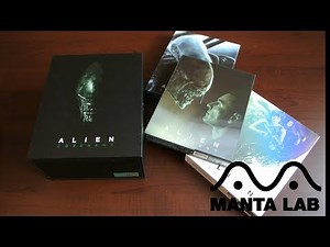 ALIEN COVENANT One Click Manta Lab Triple Blu-Ray Steelbook Box Set Full Slips Lenticular