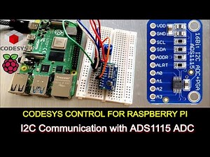 I2C Communication with ADS1115 ADC | Codesys Control for raspberry Pi