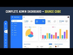 Admin Dashboard Html CSS & Javascript with Source Code