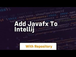 add javafx to intellij