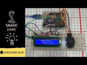 Classic Snake Game with Arduino, Joystick & I2C Display #arduino #games