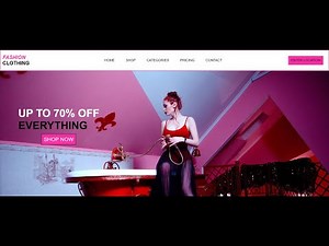 Fashion Website Using HTML & CSS with Source Code || Step By Step Tutorial