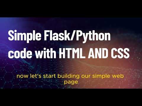 "Python Flask Web App for Beginners—HTML & CSS Integration"