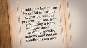 How To Disable Button With Jquery