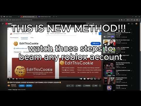 How to cookie log/beam in ROBLOX 2024 SEPTEMBER (NEW METHOD!!!)