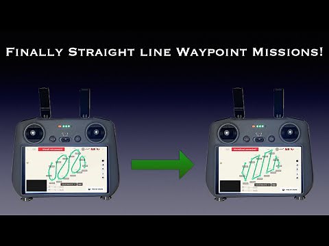 Straight-Line Precision: Step-by-Step Waypoint Mission Setup (DJI Air 3, Air 3S, Mini 4 Pro)