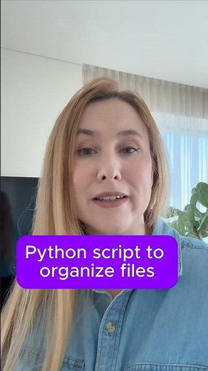 Python script to organize files #python #coding #programming