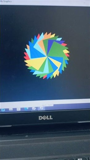 write a program to draw a lotus pattern design using python turtle