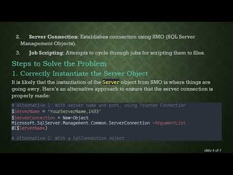 How to Successfully Script SQL Server Agent Jobs to Individual Files Using PowerShell