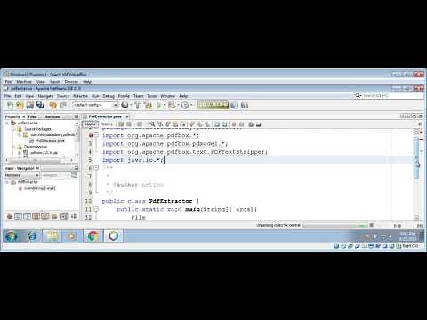 Java How to extract text from a PDF document using Apache PDFBox API