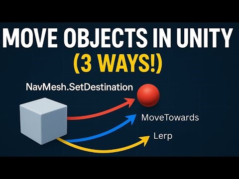 3 Ways to Move a 3D gameObject to Another In Unity In 2 min || Easy & Quick Tutorial for Beginners