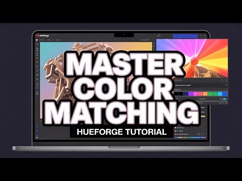 Mastering Color Match in HueForge – Make Your Prints POP! 🎨 (Full Tutorial)